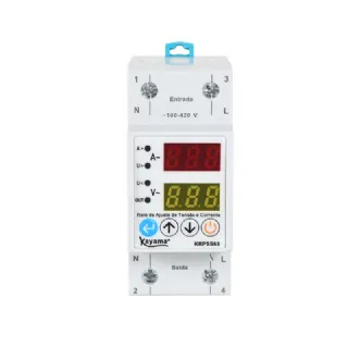 Rel� de prote��o contra sobretens�o e subtens�o Digital - KRPSS63 - 220V 50/60HZ - Kayama
