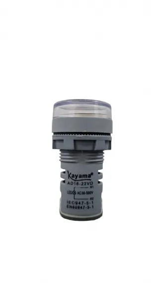Medidor de voltagem digital LED de 22 mm com indicador transparente MV-22TP - KAYAMA