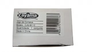 Jogo de contato contator CJX2 - 8011C- KAYAMA
