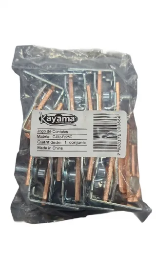 Jogo de contato contator CJX2 - F225C- KAYAMA