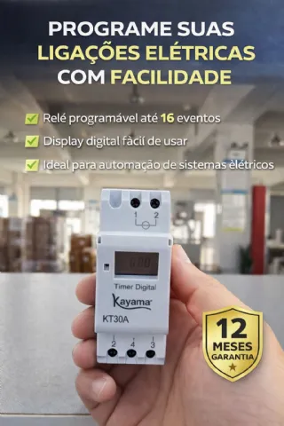 Timer Digital KT30 Kayama 24-220V