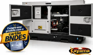 Gerador de Energia El�trica � Diesel 165 KVA Trif�sico Kayama Cabinado Autom�tico