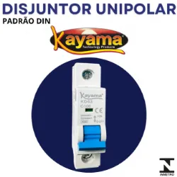 Mini-disjuntor DIN  Unipolar Curva C - 100A,125A