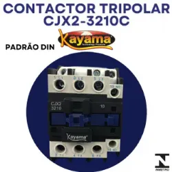 contator Tripolar CJX2-3210C - 220V- 50/60 HZ - KAYAMA