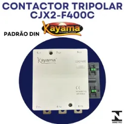 contator Tripolar CJX2-F400C - 220V- 50/60 HZ - KAYAMA