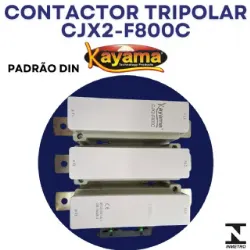 contator Tripolar CJX2-F800C - 220V- 50/60 HZ - KAYAMA