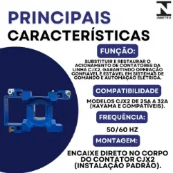 Bobina para contator CJX2 de  25 a 32 A - KAYAMA
