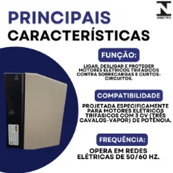 Chave de Partida Direta Trif�sica  3 CV - 220 V - 50/60 HZ - KAYAMA