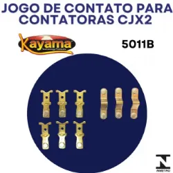 Jogo de contato contator CJX2 - 5011B- KAYAMA