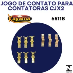 Jogo de contato contator CJX2 - 6511B- KAYAMA