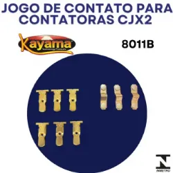 Jogo de contato contator CJX2 - 8011B- KAYAMA