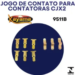 Jogo de contato contator CJX2 - 9511B- KAYAMA