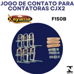 Jogo de contato contator CJX2 - F150B- KAYAMA
