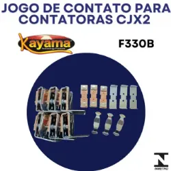 Jogo de contato contator CJX2 - F330B- KAYAMA