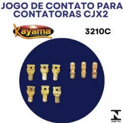 Jogo de contato contator CJX2 - 3210C- KAYAMA