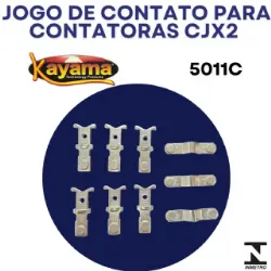 Jogo de contato contator CJX2 - 5011C- KAYAMA