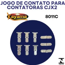Jogo de contato contator CJX2 - 8011C- KAYAMA