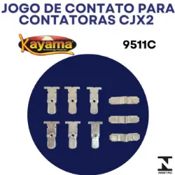Jogo de contato contator CJX2 - 9511C- KAYAMA