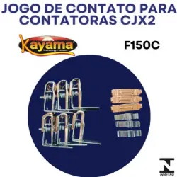 Jogo de contato contator CJX2 - F150C- KAYAMA