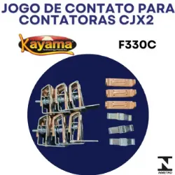 Jogo de contato contator CJX2 - F330C- KAYAMA