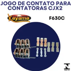 Jogo de contato contator CJX2 - F630C- KAYAMA
