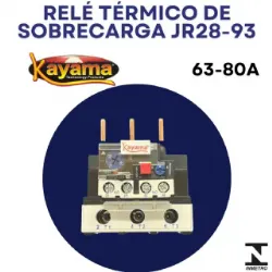 Rel� T�rmico de Sobrecarga JR28-93LR2-D3363-80A - KAYAMA