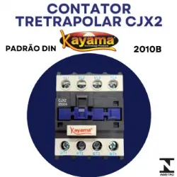 contator Tetrapolar CJX2-2510B - 220V- 50/60 HZ - KAYAMA