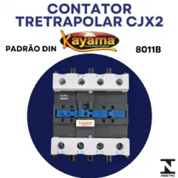 contator Tetrapolar CJX2-9511B - 220V- 50/60 HZ - KAYAMA