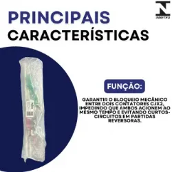 Intertravamento mec�nico CJX2-F150 c/barramento- KAYAMA