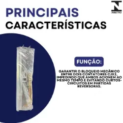 Intertravamento mec�nico CJX2-F185 s/barramento- KAYAMA
