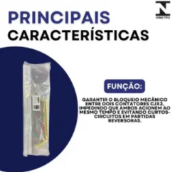 Intertravamento mec�nico CJX2-F225 s/barramento- KAYAMA