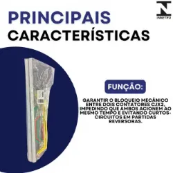 Intertravamento mec�nico CJX2-F265 s/barramento- KAYAMA