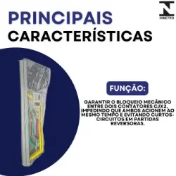 Intertravamento mec�nico CJX2-F330 c/barramento- KAYAMA