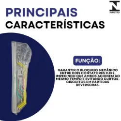 Intertravamento mec�nico CJX2-F500 s/barramento- KAYAMA