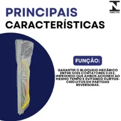 Intertravamento mec�nico CJX2-F630 s/barramento- KAYAMA