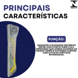 Intertravamento mec�nico CJX2-F800 c/barramento- KAYAMA