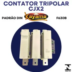 contator Tripolar CJX2-F630B - 220V- 50/60 HZ - KAYAMA