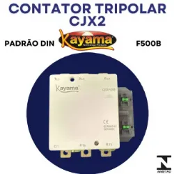 contator Tripolar CJX2-F500B - 220V- 50/60 HZ - KAYAMA