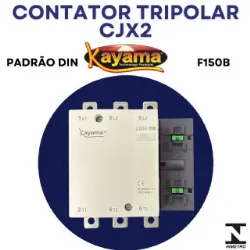 contator Tripolar CJX2-F150B - 220V- 50/60 HZ - KAYAMA
