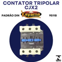 contator Tripolar CJX2-9511B - 220V- 50/60 HZ - KAYAMA