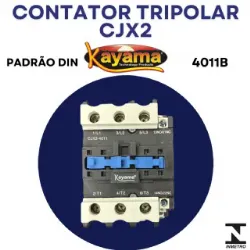 contator Tripolar CJX2-4011B - 220V- 50/60 HZ - KAYAMA