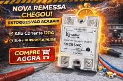 Rel� de Estado S�lido 120A- KRES120C -Kayama