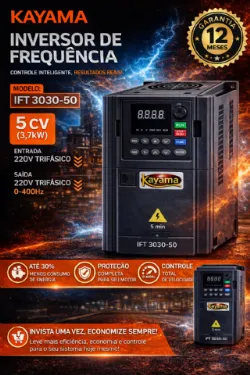 Inversor de Frequ�ncia Trif�sico 5 CV 220V IFT3030-50 Kayama