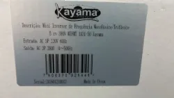 Mini Inversor de Frequ�ncia Monof�sico/Trif�sico  5 cv 380V MIFMT 1031-50 Kayama