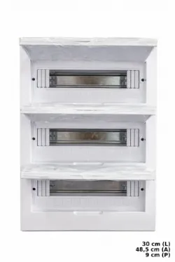 Quadro de Distribui��o Embutir para 36 disjuntores QDE36D Kayama