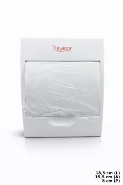 Quadro de Distribui��o Aparente para  8 disjuntores QDA8D Kayama