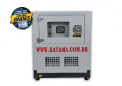 Gerador de Energia El�trica � Diesel  20 KVA Trif�sico Kayama Cabinado Autom�tico