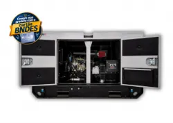Gerador de Energia El�trica � Diesel  25 KVA Trif�sico Kayama Cabinado Autom�tico