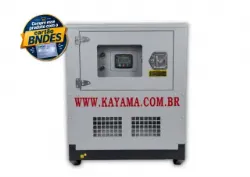 Gerador de Energia El�trica � Diesel 250 KVA Trif�sico Kayama Cabinado Autom�tico